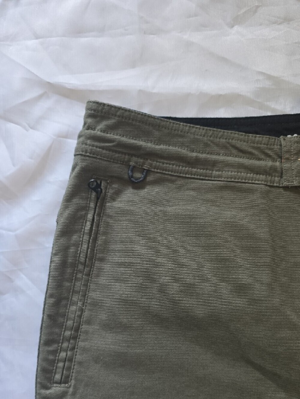 NWT Roark Olive Green Drawstring Chinos Size 38 - Picture 3 of 7